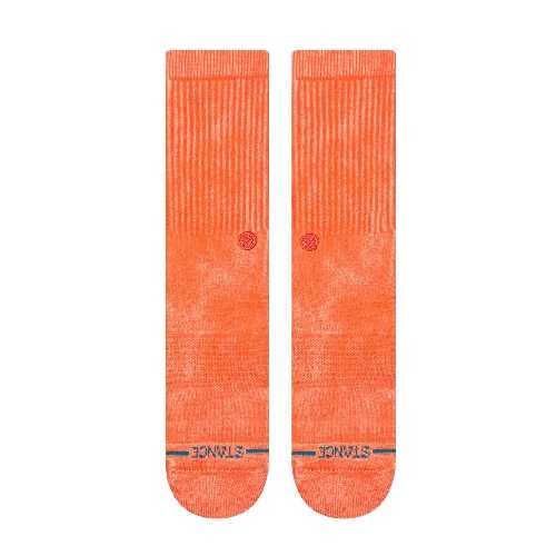 STANCE ICON DYED CREW Coral