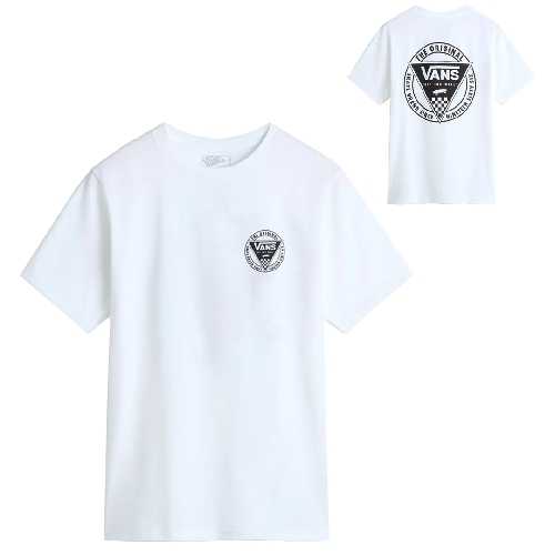 VANS PATCHED IN SS TEE BOYS White