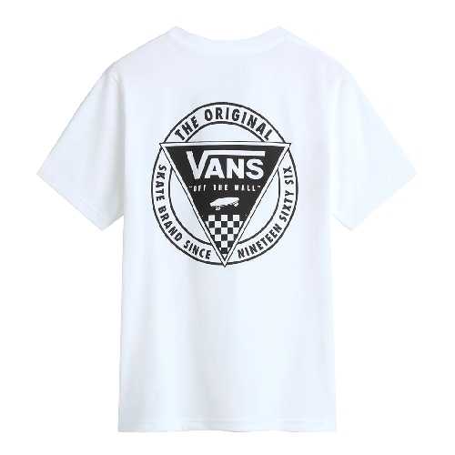 VANS PATCHED IN SS TEE BOYS White