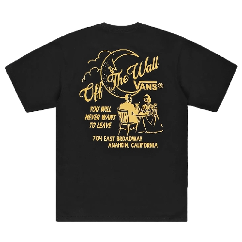 VANS FINE DINING TEE Black
