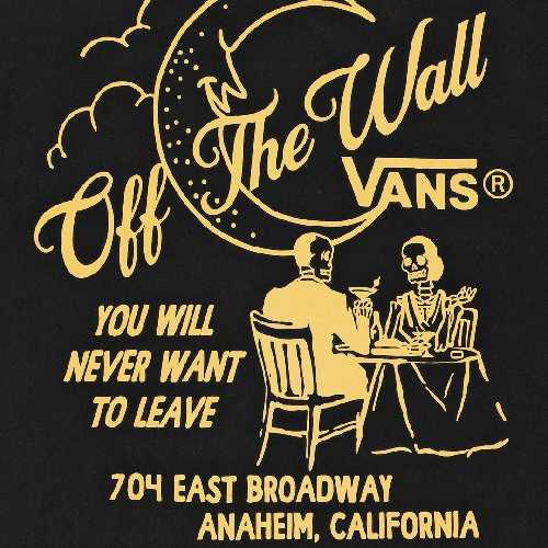 VANS FINE DINING TEE Black