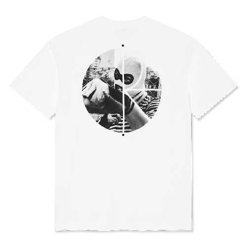 POLAR KLEZ FILL LOGO TEE white