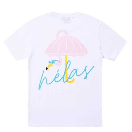 HELAS FLAMINGO TEE White