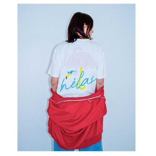 HELAS FLAMINGO TEE White