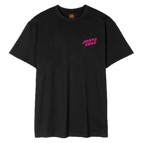 SANTA CRUZ GRABKE ALL AROUND STACK TEE Black