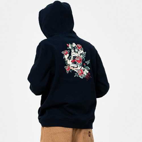 SANTA CRUZ SCREAMING ROSE FLASH HOOD Black
