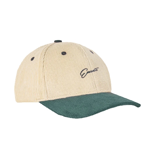 EMENTA SB COCKTAIL BASEBALL CORD CAP Off white Green