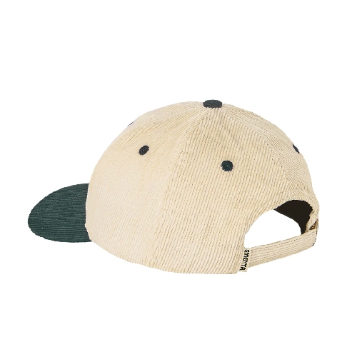 EMENTA SB COCKTAIL BASEBALL CORD CAP Off white Green
