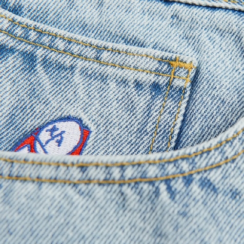 POLAR BIG BOY PANTS OG LOGO Light Blue