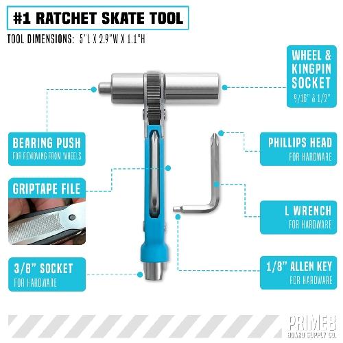 PRIME8 RATCHET TOOL black