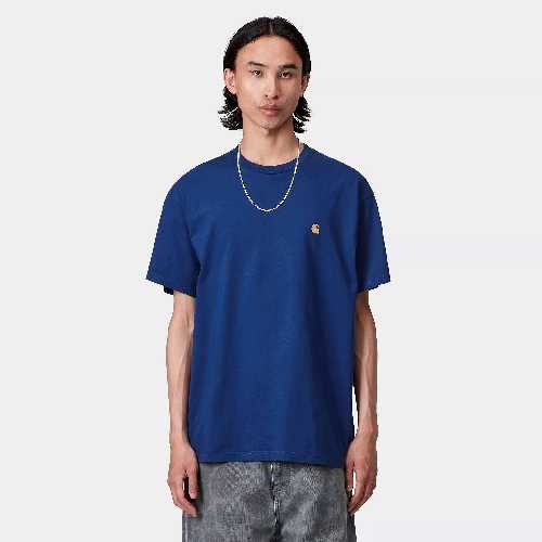 CARHARTT WIP CHASE TSHIRT Wolfsbane Gold