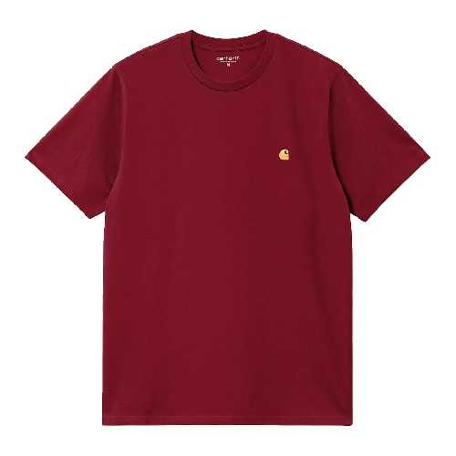 CARHARTT WIP CHASE TSHIRT Scarlet Gold