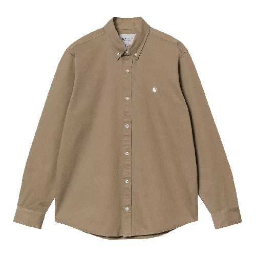 CARHARTT WIP LS MADISON SHIRT Leather White