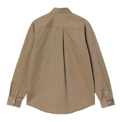 CARHARTT WIP LS MADISON SHIRT Leather White