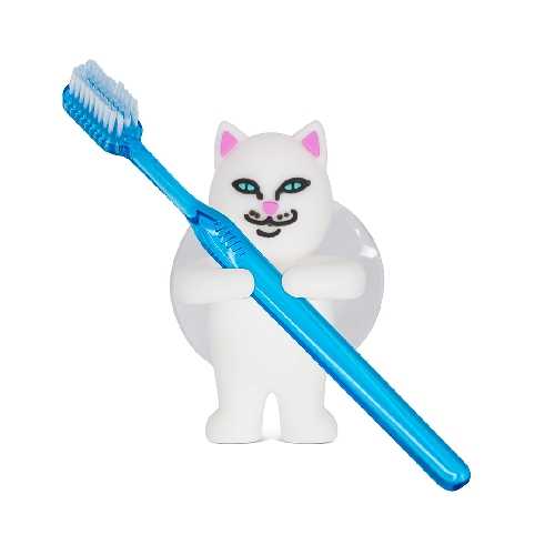 Ripndip LORD NERMAL TOOTHBRUSH HOLDER White