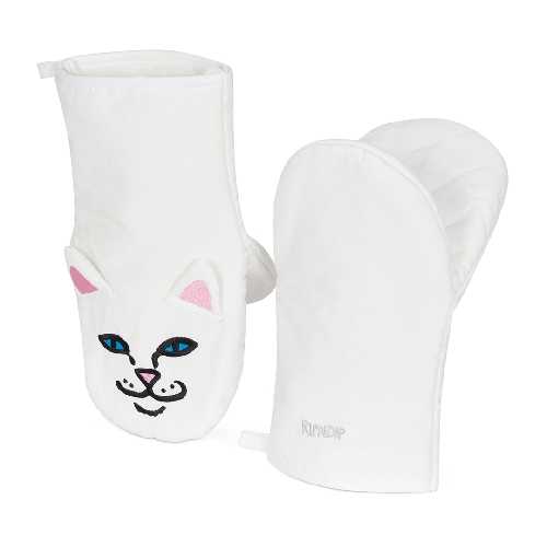 Ripndip NERMIE OVEN MITTENS White