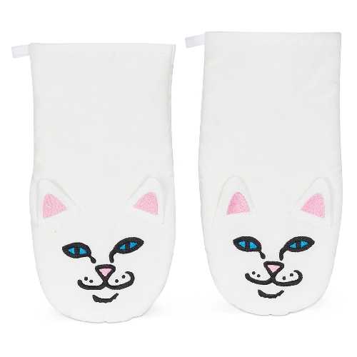 Ripndip NERMIE OVEN MITTENS White