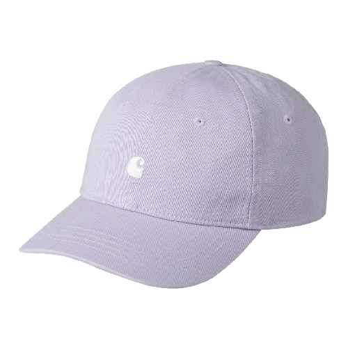 CARHARTT WIP MADISON LOGO CAP Pink Fog White