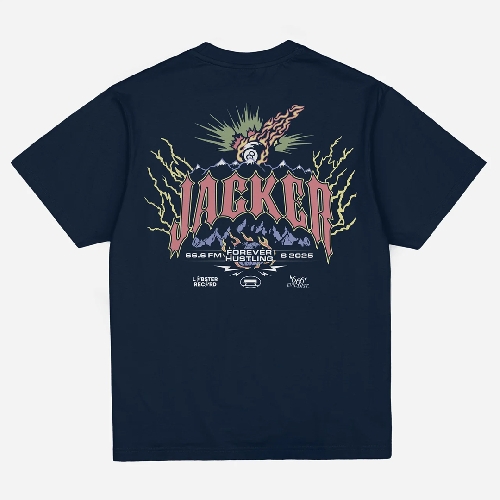 JACKER INFERNO TEE Navy