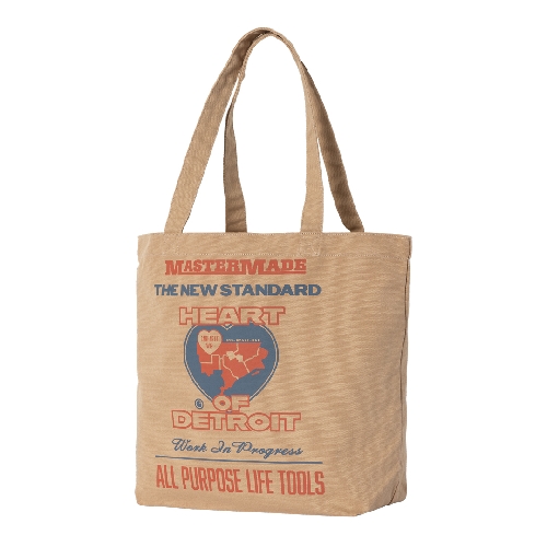 CARHARTT WIP CANVAS GRAPHIC TOTE ARCAN PRINT Dusty H Brown
