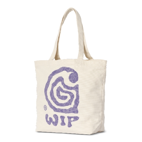 CARHARTT WIP CANVAS GRAPHIC TOTE HELIX PRINT Natural