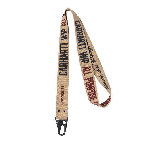 CARHARTT WIP ARCAN KEYCHAIN Dusty H Brown
