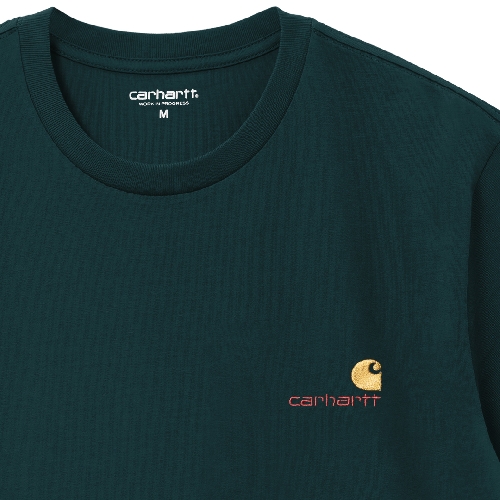 CARHARTT WIP AMERICAN SCRIPT TSHIRT Deep Lagoon