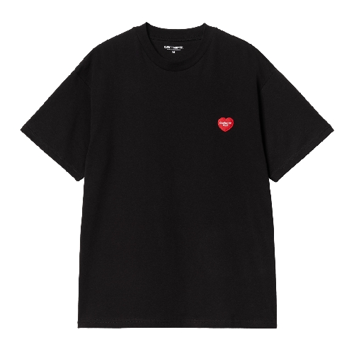 CARHARTT WIP HEART II HARTT TSHIRT Black