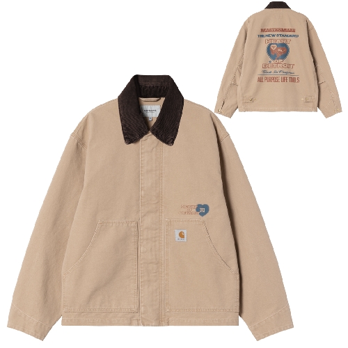CARHARTT WIP OG ARCAN GRAPHIC JACKET Dusty H Brown