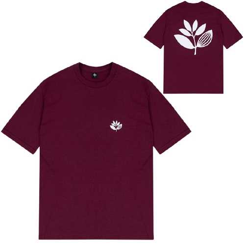 MAGENTA PLANT TEE burgundy