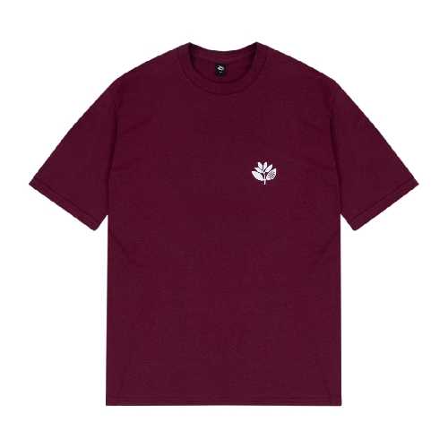 MAGENTA PLANT TEE burgundy