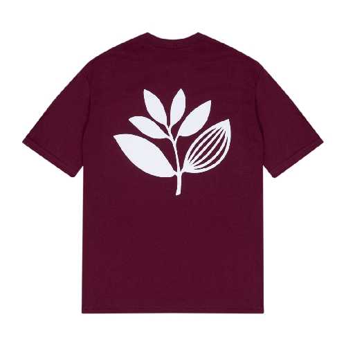MAGENTA PLANT TEE burgundy
