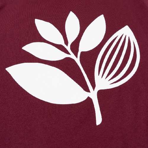 MAGENTA PLANT TEE burgundy
