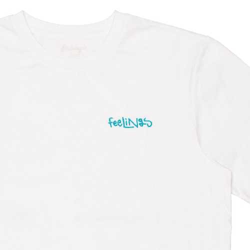 AND FEELINGS FLORES SS TEE White