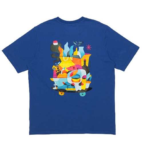 AND FEELINGS VANITAS SS TEE Electric Blue