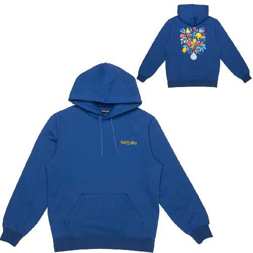 AND FEELINGS FLORES HOODIE Electric Blue