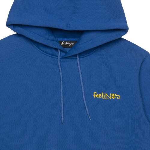 AND FEELINGS FLORES HOODIE Electric Blue