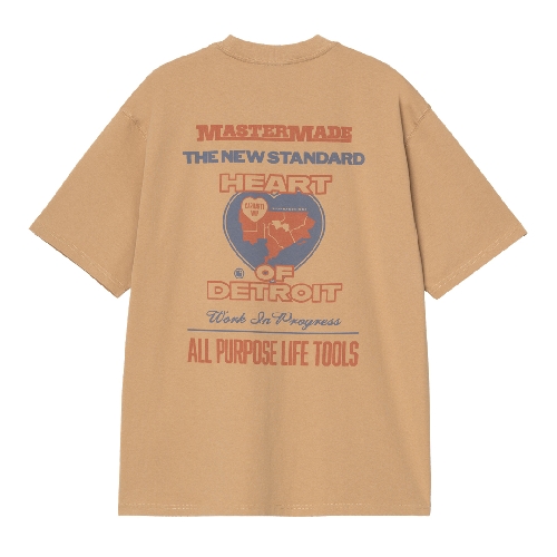 CARHARTT WIP ARCAN TSHIRT Dusty H Brown