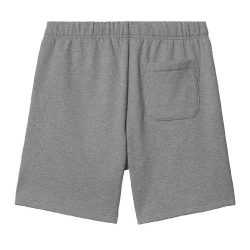 CARHARTT WIP CHASE SWEAT SHORT dark grey heather gold