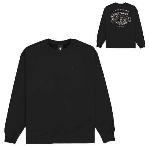 ELEMENT ALIGATOR CREW flint black