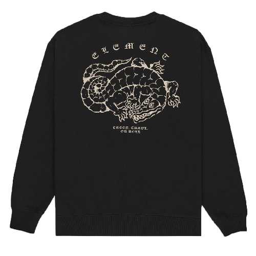 ELEMENT ALIGATOR CREW flint black