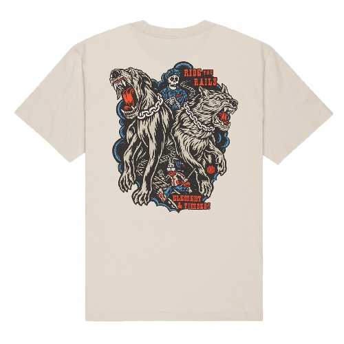 ELEMENT TIMBER GUARD DOGS SS TEE oat milk