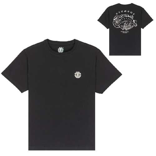 ELEMENT ALIGATOR SS TEE YOUTH flint black