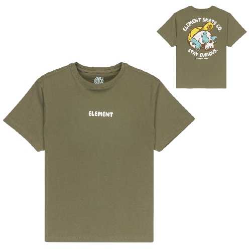 ELEMENT CURIOUS SS TEE YOUTH kalamata