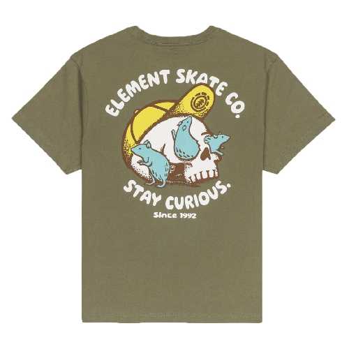ELEMENT CURIOUS SS TEE YOUTH kalamata