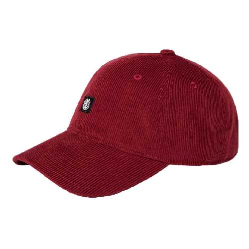 ELEMENT ICON DAD CAP CORDUROY zinfandel