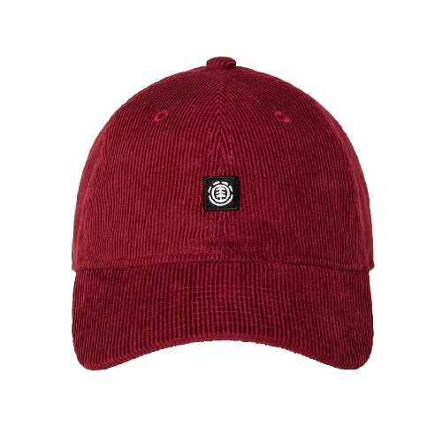 ELEMENT ICON DAD CAP CORDUROY zinfandel