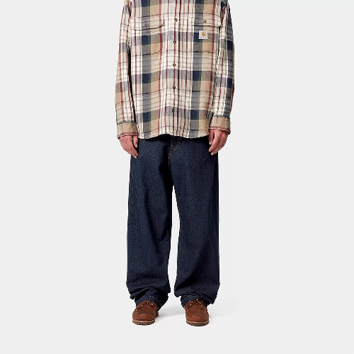 CARHARTT WIP LANDON PANT Blue rinsed