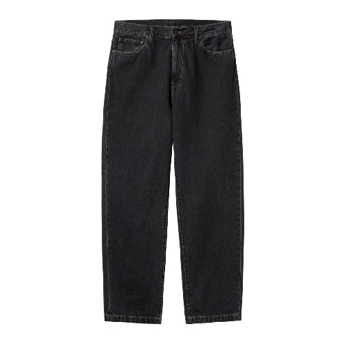 CARHARTT WIP AARON PANT Black stone washed