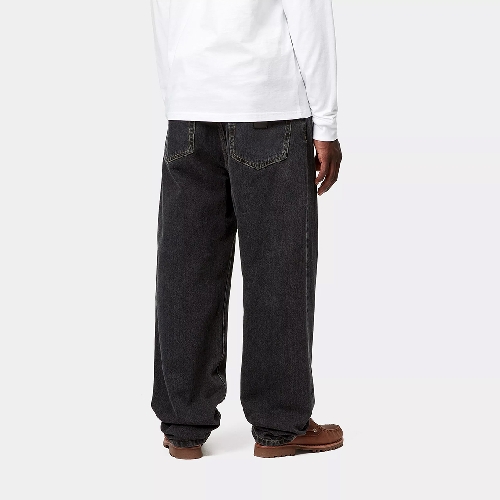 CARHARTT WIP AARON PANT Black stone washed